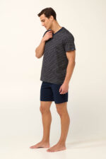 Vamp - Βαμβακερή Ανδρική Πυτζάμα με Ρόμβους - Image 2