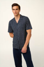 Βαμβακερή Ανδρική Πυτζάμα με Κουμπιά - Image 2