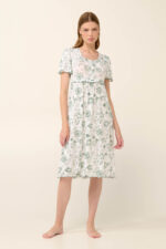 Vamp - Καλοκαιρινό Νυχτικό Εγκυμοσύνης και Θηλασμού με Ηλιοτρόπια - Image 2