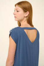 Vamp - Micromodal Καλοκαιρινό Νυχτικό με Πλάτη V - Image 2