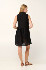 Vamp - Καλοκαιρινό Διάτρητο Φόρεμα με V Λαιμόκοψη - Image 2