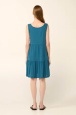 Vamp - Αμάνικο Καλοκαιρινό Φόρεμα από Viscose - Image 3