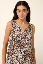 Vamp - Αμάνικο Καλοκαιρινό Φόρεμα από Ποπλίνα - Image 3