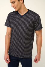 Vamp - Βαμβακερή Ανδρική Πυτζάμα με Ρόμβους - Image 3