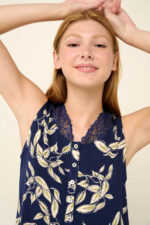 Vamp - Γυναικεία Πυτζάμα Micromodal με Πατιλέτα - Image 3