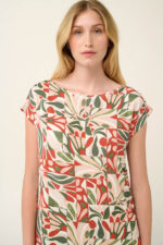 Vamp - Καλοκαιρινό Νυχτικό Micromodal με Μεσογειακό Φλοράλ Μοτίβο - Image 3