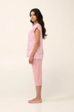 Vamp - Γυναικεία Πυτζάμα Micromodal με Κάπρι Παντελόνι - Image 3