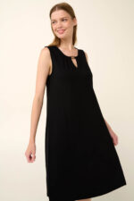 Vamp - Μονόχρωμο Αμάνικο Καλοκαιρινό Φόρεμα - Image 3