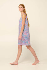 Vamp - Αμάνικο Καλοκαιρινό Νυχτικό από Βαμβάκι με Πατιλέτα - Image 3