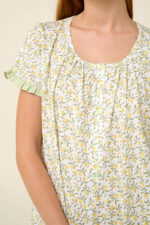 Vamp - Βαμβακερό Καλοκαιρινό Νυχτικό με Σούρες και Πατιλέτα - Image 3