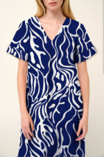 Καλοκαιρινό Φόρεμα από Ποπλίνα με Πιέτα - Image 3