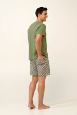 Vamp - Βαμβακερή Ανδρική Πυτζάμα με Κοντό Μανίκι - Image 3