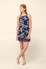 Vamp - Καλοκαιρινό Νυχτικό Micromodal με Πλάτη από Δαντέλα - Image 3