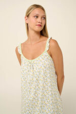 Vamp - Βαμβακερό Καλοκαιρινό Νυχτικό με Σούρες - Image 3