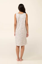 Vamp - Βαμβακερό Νυχτικό Εγκυμοσύνης και Θηλασμού με Πιέτα - Image 3