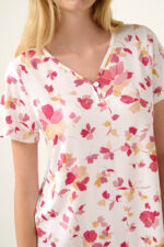 Vamp - Γυναικεία Πυτζάμα Micromodal με Κάπρι Παντελόνι - Image 3