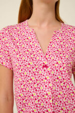 Vamp - Καλοκαιρινό Νυχτικό από Βαμβάκι με V Λαιμόκοψη - Image 3