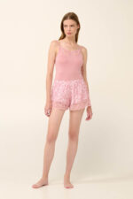 Vamp - Micromodal Cheeky Σορτσάκι με Δαντέλα - Image 3