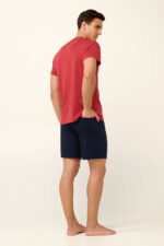 Vamp - Βαμβακερή Ανδρική Πυτζάμα με Κοντό Μανίκι - Image 3