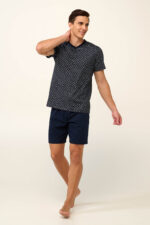 Vamp - Βαμβακερή Ανδρική Πυτζάμα με Κουμπιά - Image 3