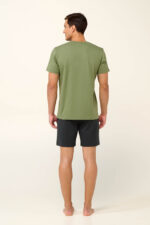 Vamp - Βαμβακερή Ανδρική Πυτζάμα με Κοντό Μανίκι - Image 3