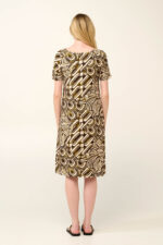 Vamp - Καλοκαιρινό Φόρεμα Viscose με Μαροκέν Patchwork Μοτίβο - Image 3