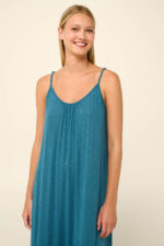 Vamp - Μακρύ Καλοκαιρινό Φόρεμα από Viscose - Image 3