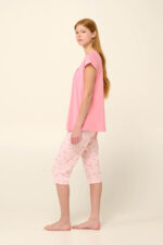 Vamp - Βαμβακερή Γυναικεία Πυτζάμα με Σούρες - Image 3