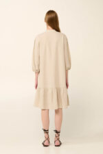 Μονόχρωμο Καλοκαιρινό Φόρεμα με Κουμπιά - Image 3