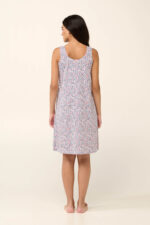 Vamp - Αμάνικο Καλοκαιρινό Νυχτικό από Βαμβάκι με Πατιλέτα - Image 3