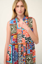 Vamp - Καλοκαιρινό Αμάνικο Φόρεμα με Λαιμόκοψη V - Image 3