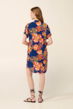 Vamp - Καλοκαιρινό Φόρεμα από Ποπλίνα με Λαιμόκοψη V - Image 3