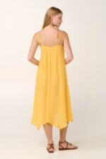 Vamp - Καλοκαιρινό Φόρεμα με Τιράντες από Viscose Gauze - Image 3
