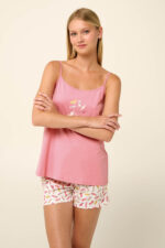 Vamp - Βαμβακερό Babydoll με Τιράντες - Image 3