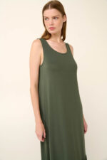 Vamp - Μονόχρωμο Μακρύ Καλοκαιρινό Φόρεμα - Image 3