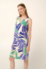 Vamp - Αμάνικο Καλοκαιρινό Φόρεμα σε Φλοράλ Μοτίβο - Image 3