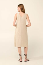 Vamp - Αμάνικο Καλοκαιρινό Φόρεμα από Ποπλίνα - Image 3