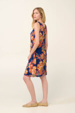 Vamp - Καλοκαιρινό Φόρεμα από Ποπλίνα με Λαιμόκοψη V - Image 3