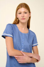 Vamp - Γυναικεία Πυτζάμα από Βαμβάκι με Πατιλέτα - Image 3