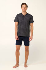 Vamp - Βαμβακερή Ανδρική Πυτζάμα με Πατιλέτα - Image 4