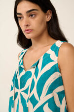 Vamp - Καλοκαιρινό Φλοράλ Midi Φόρεμα από Ποπλίνα - Image 4