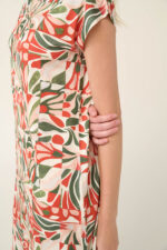 Vamp - Καλοκαιρινό Νυχτικό Micromodal με Μεσογειακό Φλοράλ Μοτίβο - Image 4