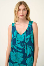 Vamp - Καλοκαιρινό Φλοράλ Φόρεμα από Ποπλίνα - Image 2