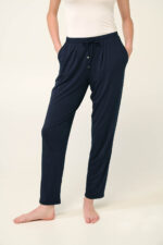 Vamp - Μακρύ Γυναικείο Παντελόνι Viscose με Πιέτες - Image 2