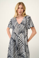 Καλοκαιρινό Φόρεμα από Ποπλίνα σε Μοτίβο Ζέβρας - Image 4