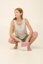 Vamp - Βαμβακερή Γυναικεία Πυτζάμα με Πατιλέτα - Image 4