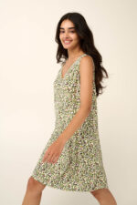 Vamp - Αμάνικο Καλοκαιρινό Νυχτικό με V Λαιμόκοψη - Image 4