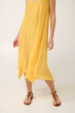 Vamp - Καλοκαιρινό Φόρεμα με Τιράντες από Viscose Gauze - Image 4