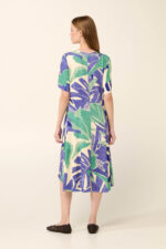Vamp - Καλοκαιρινό Φόρεμα από Viscose σε Φλοράλ Μοτίβο - Image 4