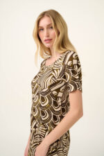 Vamp - Καλοκαιρινό Φόρεμα Viscose με Μαροκέν Patchwork Μοτίβο - Image 4